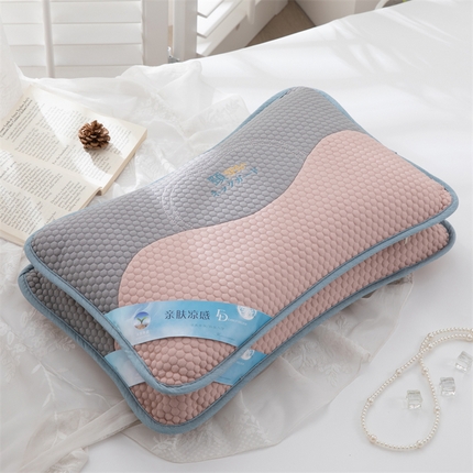 91家纺网 家纺一手货源 找家纺 （总）仁宇枕业 2025新款新品 清凉豆豆盛夏时光系列冰豆豆立体全荞麦枕头枕芯