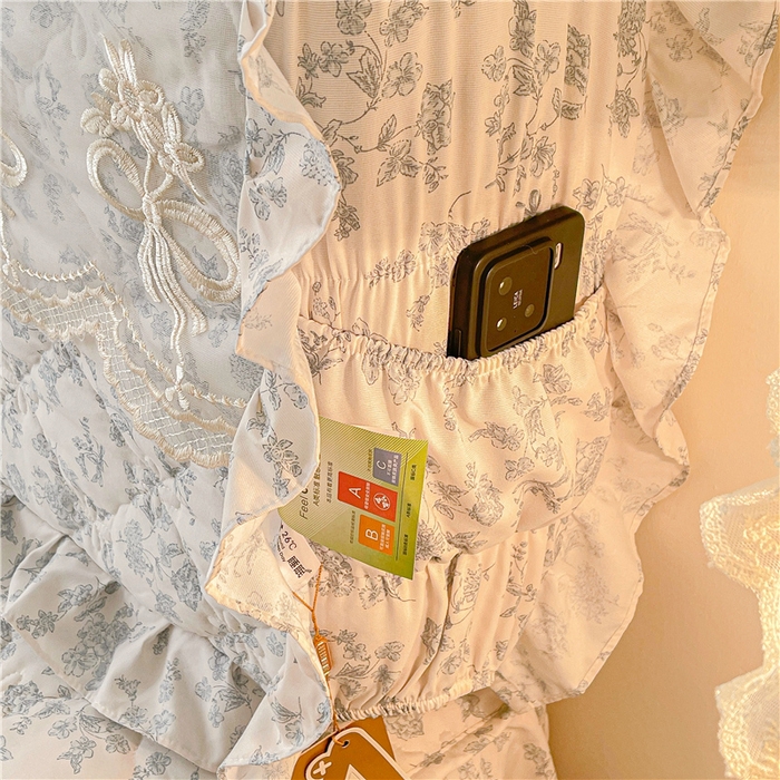 91家纺网 家纺一手货源 找家纺 十个点2025新款亲肤夹棉床头罩 靘芲（qinghua）