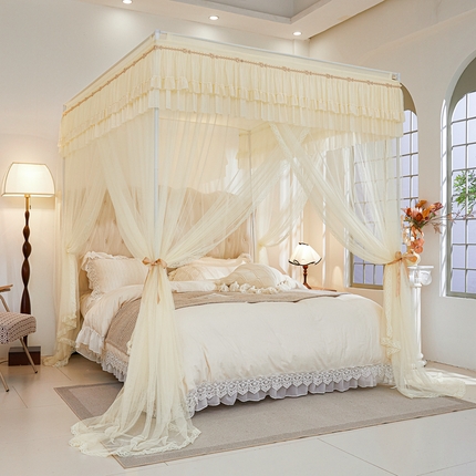 梦尔佳 2025新款落地款蚊帐-赏心悦目系列860型号 米黄