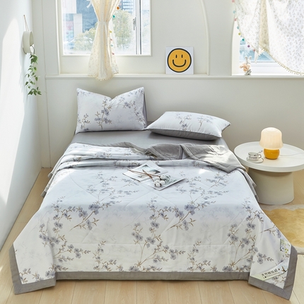 91家纺网 家纺一手货源 找家纺 （总）黛妮雅 2025新款里外全棉印花棉花被纯棉夏被夏凉被空调被 夏被四件套