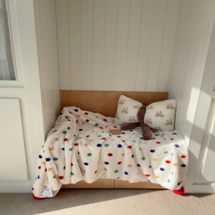 桔子家纺 2025新款蝴蝶结抱枕 蝴蝶棕蝴蝶结