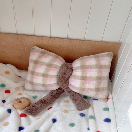 91家纺网 家纺一手货源 找家纺 （总）桔子家纺 2025新款蝴蝶结抱枕