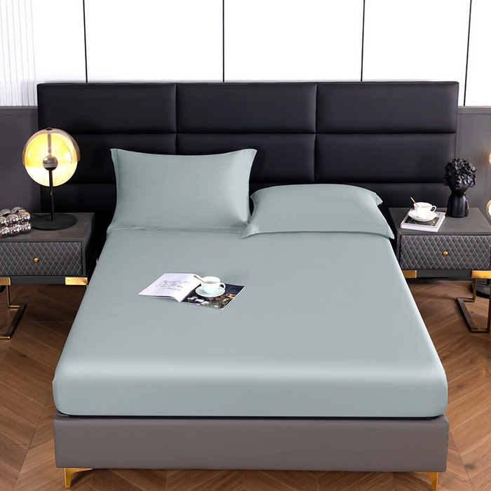 91家纺网 家纺一手货源 找家纺 天瑜家纺 2025新款纯色天丝夏被 莫兰+ 灰