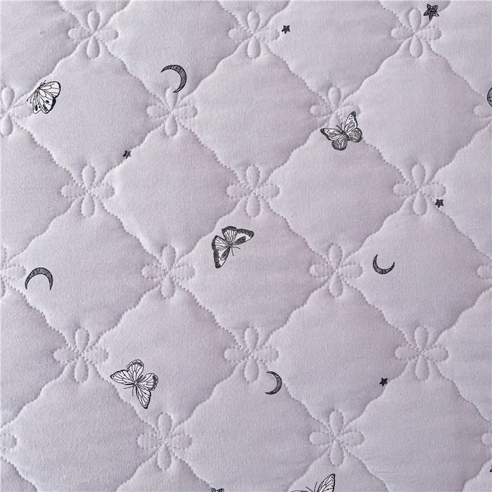 91家纺网 家纺一手货源 找家纺 十个点2025新款针织棉 夹棉床笠式床裙床头罩系列  月亮之上