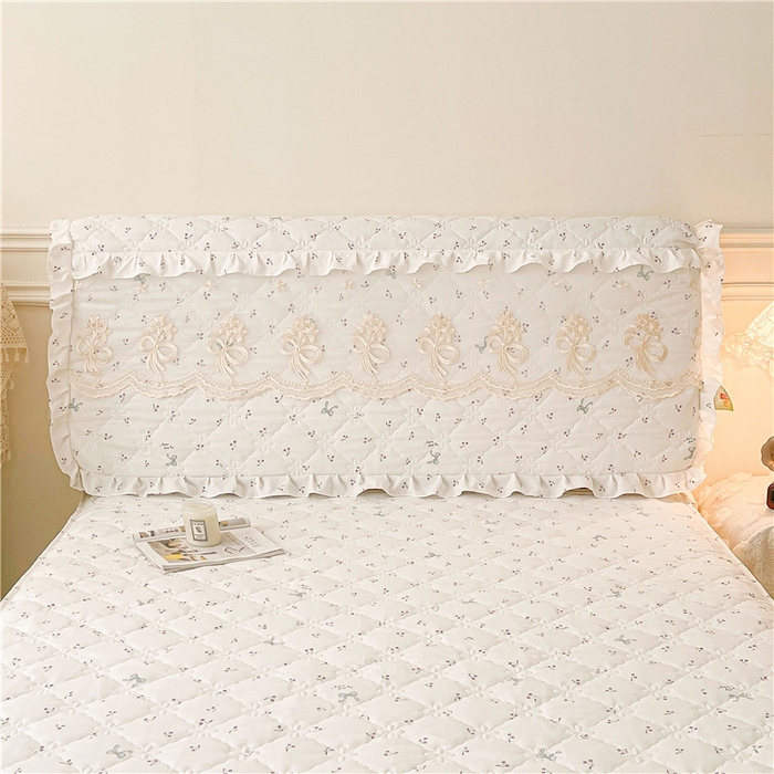 91家纺网 家纺一手货源 找家纺 十个点2025新款亲肤夹棉床头罩 樱桃结