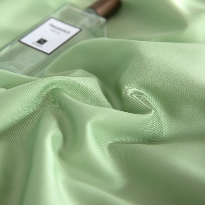 91家纺网 家纺一手货源 找家纺 天瑜家纺 2025新款纯色天丝夏被 纯豆绿