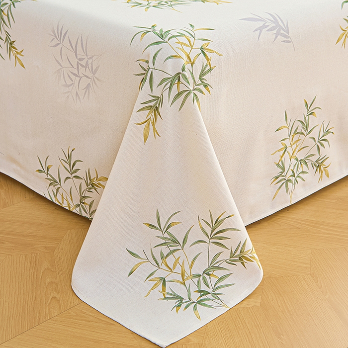 91家纺网 家纺一手货源 找家纺 首爱家纺 2025新款印花原棉标老粗布床单老粗布凉席软凉席花漾