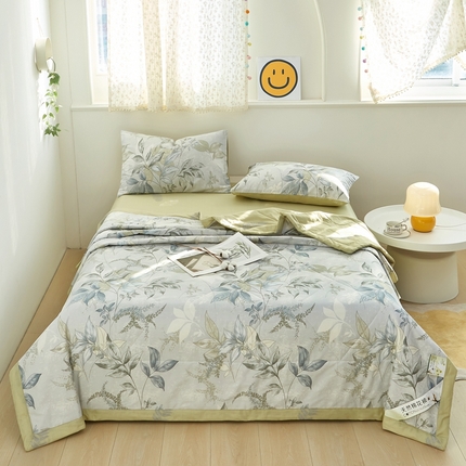 91家纺网 家纺一手货源 找家纺 （总）黛妮雅 2025新款里外全棉印花棉花被纯棉夏被夏凉被空调被 夏被四件套