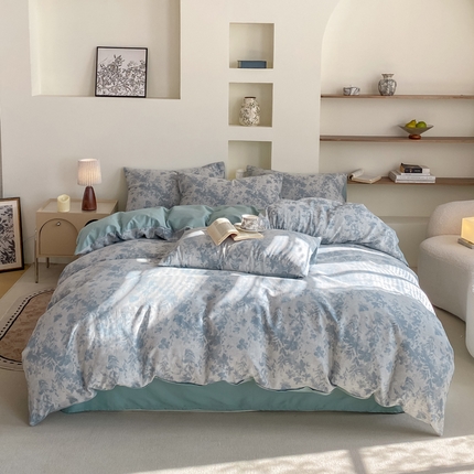 凡客家居 2025新款60s色织提花系列四件套 花朦胧