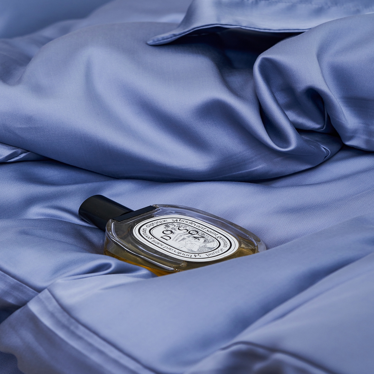 91家纺网 家纺一手货源 找家纺 顾家家居 2025新款纯色兰精天丝四件套 冰山蓝