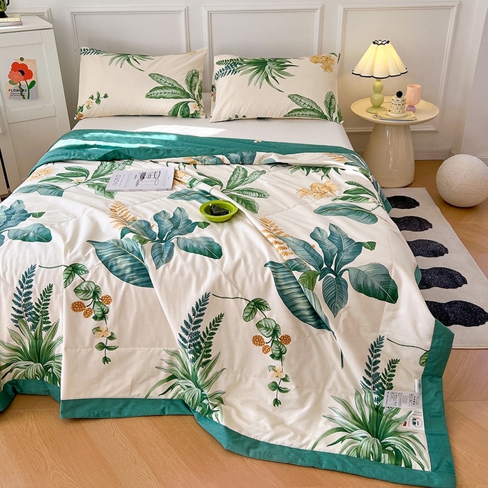 91家纺网 家纺一手货源 找家纺 尊妙被业 2025新款里外全棉印花棉花被纯棉夏被夏凉被全棉棉花夏凉被春兰瑕意