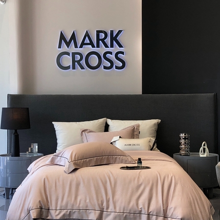 佳汐蓝家纺  2025新款淡雅知性暗纹提花全棉四件套黄金棉-染色提花系列 锡兰风华-雾感粉