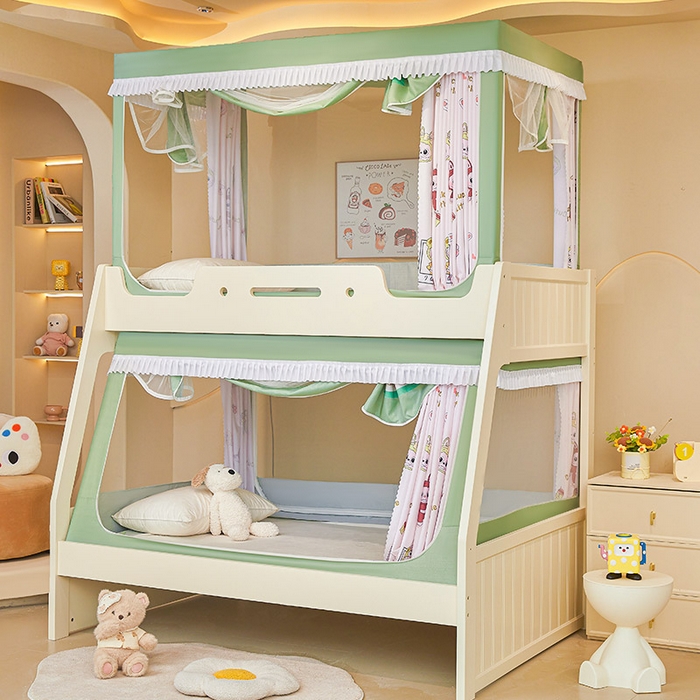 91家纺网 家纺一手货源 找家纺 迪凡保罗2025新款2504专版印花遮光帘上下铺子母蚊帐-常规款 潮玩俱乐部