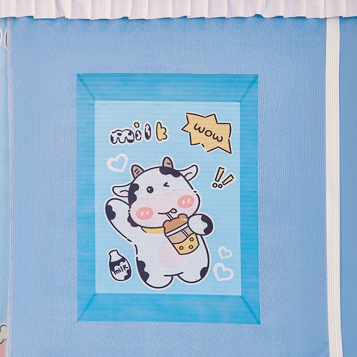 91家纺网 家纺一手货源 找家纺 迪凡保罗2025新款2504专版印花遮光帘上下铺子母蚊帐-常规款 快乐牛牛