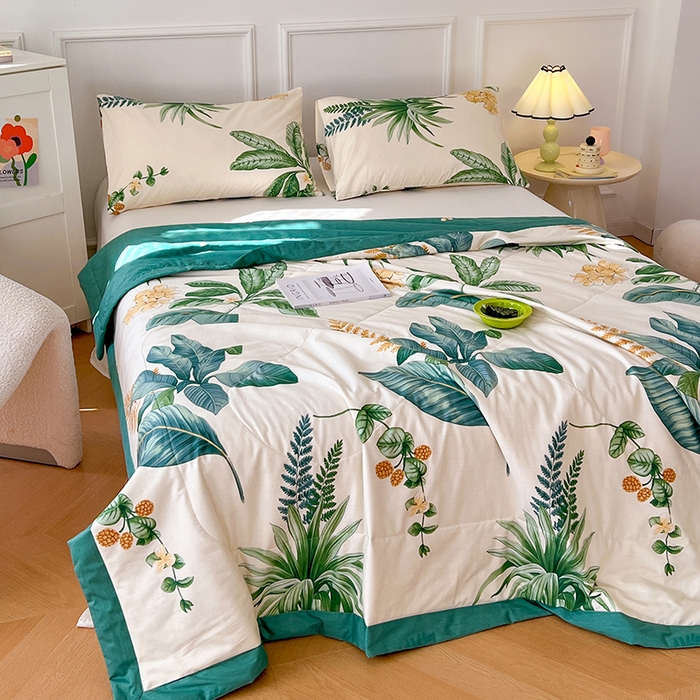 91家纺网 家纺一手货源 找家纺 尊妙被业 2025新款里外全棉印花棉花被纯棉夏被夏凉被全棉棉花夏凉被春兰瑕意