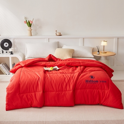 91家纺网 家纺一手货源 找家纺 （总）羽涵家纺 2025新款水洗磨毛远红外抗菌被子夏被-4款