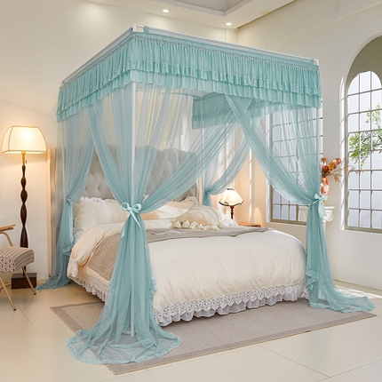 梦尔佳 2025新款落地款蚊帐-赏心悦目系列860型号 淡蓝