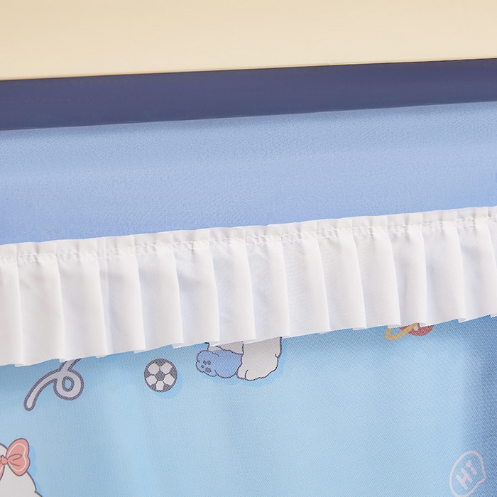 91家纺网 家纺一手货源 找家纺 （总）迪凡保罗蚊帐 2025新款2504专版印花遮光帘上下铺子母蚊帐-城堡款