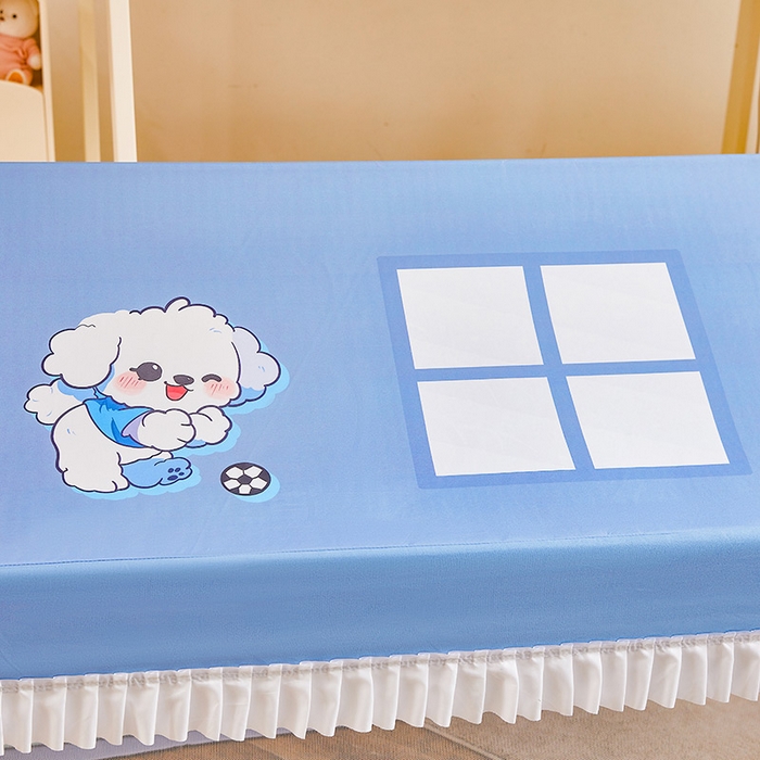 91家纺网 家纺一手货源 找家纺 （总）迪凡保罗蚊帐 2025新款2504专版印花遮光帘上下铺子母蚊帐-城堡款