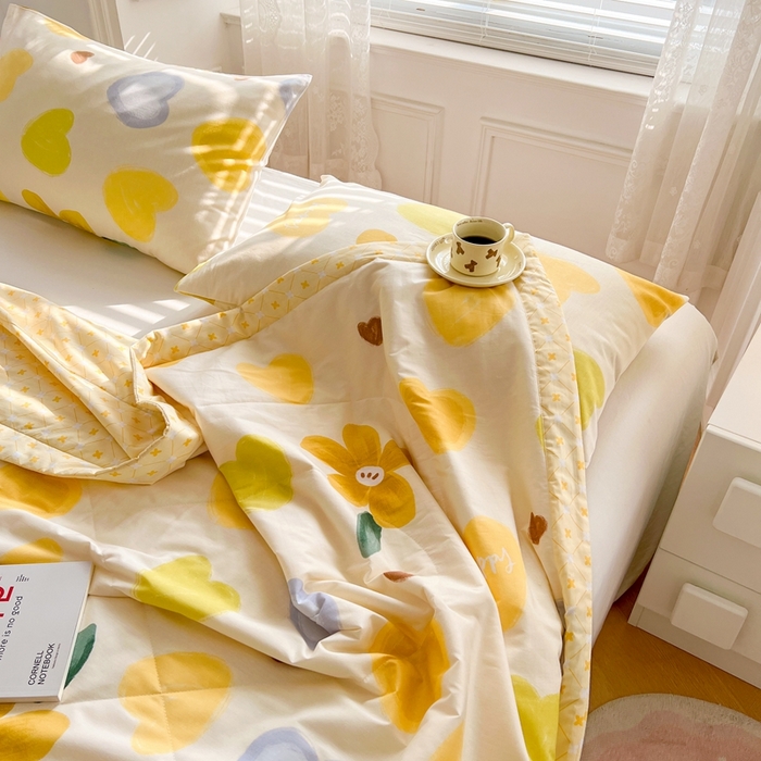 91家纺网 家纺一手货源 找家纺 尊妙被业 2025新款里外全棉印花棉花被纯棉夏被夏凉被全棉棉花夏凉被花心