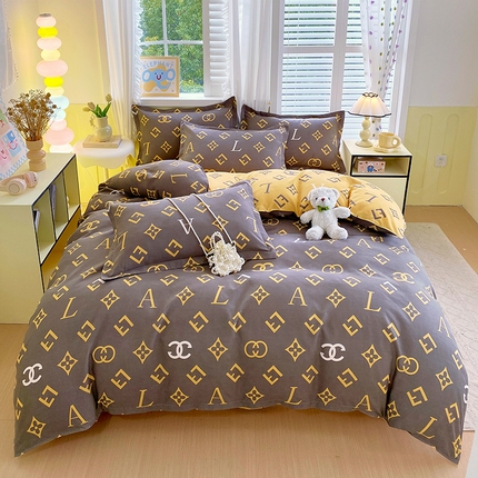 好亿来  2025新款植物羊绒加厚斜纹磨毛单被套英伦风尚