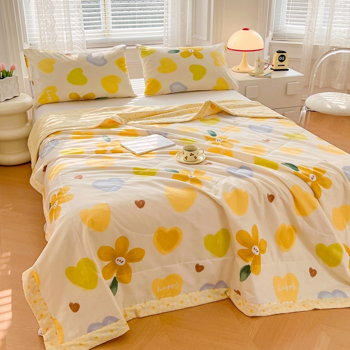 91家纺网 家纺一手货源 找家纺 尊妙被业 2025新款里外全棉印花棉花被纯棉夏被夏凉被全棉棉花夏凉被花心