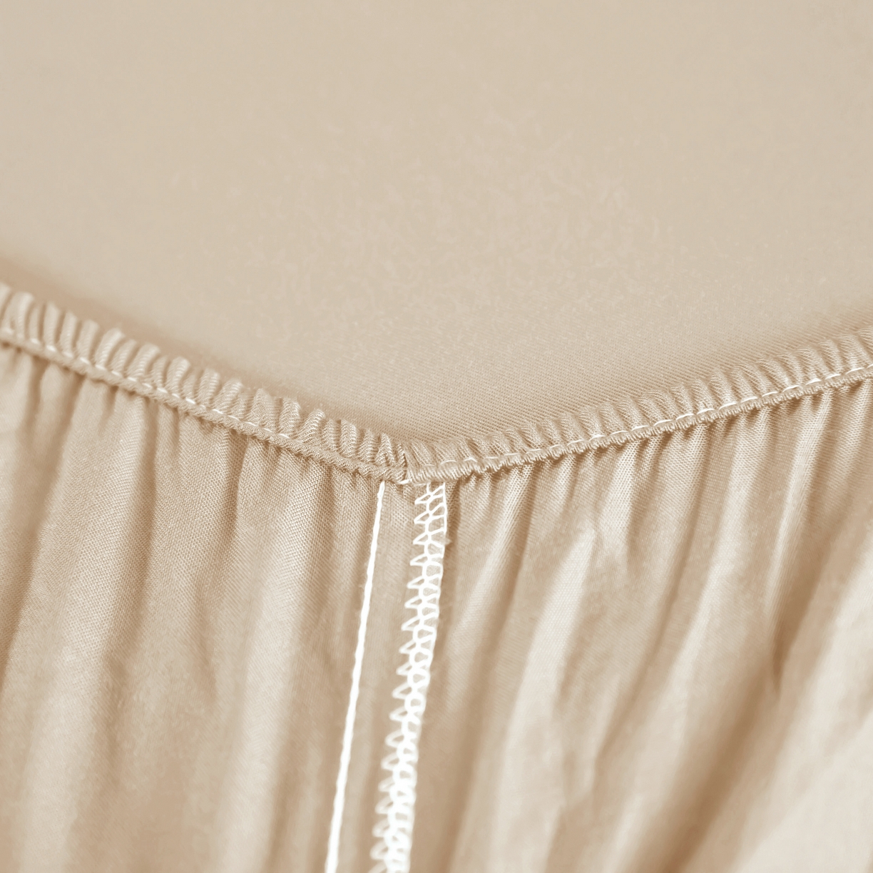 91家纺网 家纺一手货源 找家纺 天瑜 2025天丝床笠 床笠 纯香槟