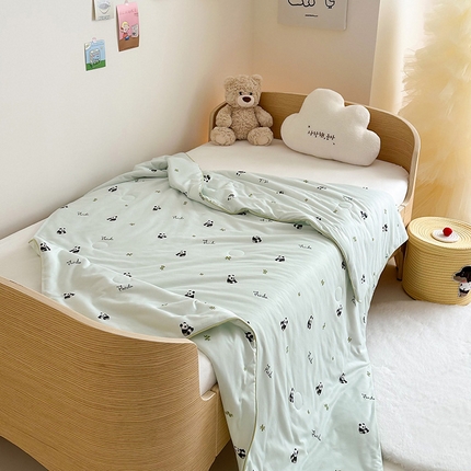 91家纺网 家纺一手货源 找家纺 （总）嗨生活 2025年新款针织棉夏被 儿童夏被 幼儿园夏凉被