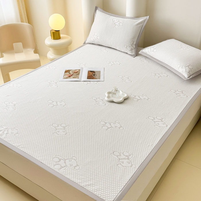 91家纺网 家纺一手货源 找家纺 （总）小萌虎 2025新款冰豆豆凉席 凉席款