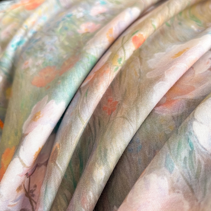 91家纺网 家纺一手货源 找家纺 帛美家纺 2025新款40S莱赛尔天丝棉数码印花四件套 翠玉纹