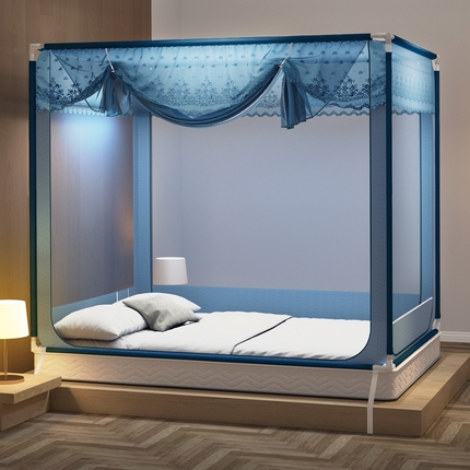 91家纺网 家纺一手货源 找家纺 （总）飞轮海蚊帐 2025防蚊全底回底外穿坐床蚊帐-Z55 T55 Z52