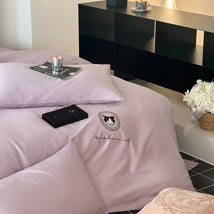 91家纺网 家纺一手货源 找家纺 （总）赫帛 2025新款赫本猫联名系列四件套-蒂普缇克