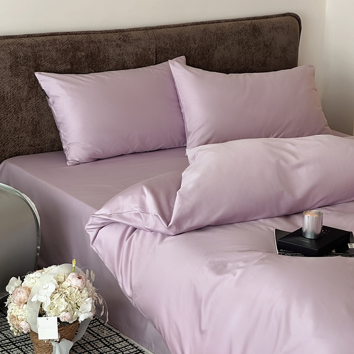 91家纺网 家纺一手货源 找家纺 赫帛 2025新款赫本猫联名系列四件套-蒂普缇克 蒂普缇克-丁香紫