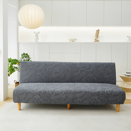 91家纺网 家纺一手货源 找家纺 逐日沙发套 2025新款提花绒沙发床套-古罗 深灰