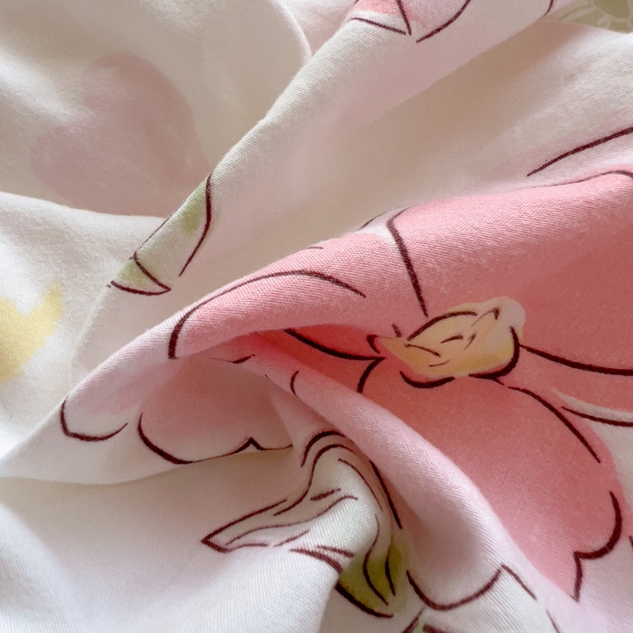 91家纺网 家纺一手货源 找家纺 仟人梦 2025新款水洗棉印花四件套 莫莉兔