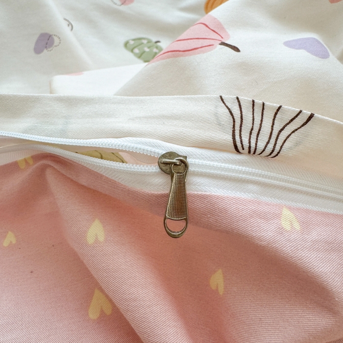 91家纺网 家纺一手货源 找家纺 清雅福 2025全棉13372小清新四件套和单被套早春系列第二批--四件套 南瓜佳人