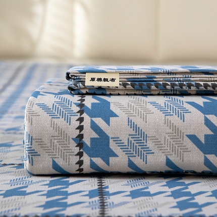 91家纺网 家纺一手货源 找家纺 （总）帛洵2025新款原棉老粗布床单