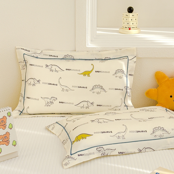 91家纺网 家纺一手货源 找家纺 良佐生活 2025新款50支天丝印花枕套 侏罗纪公园