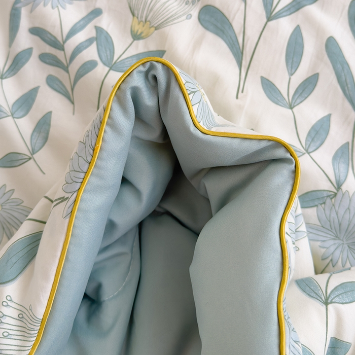 91家纺网 家纺一手货源 找家纺 老帅2025A类水洗双层纱夏被夏凉被空调被被芯直播爆款（有买家秀）绿风铃