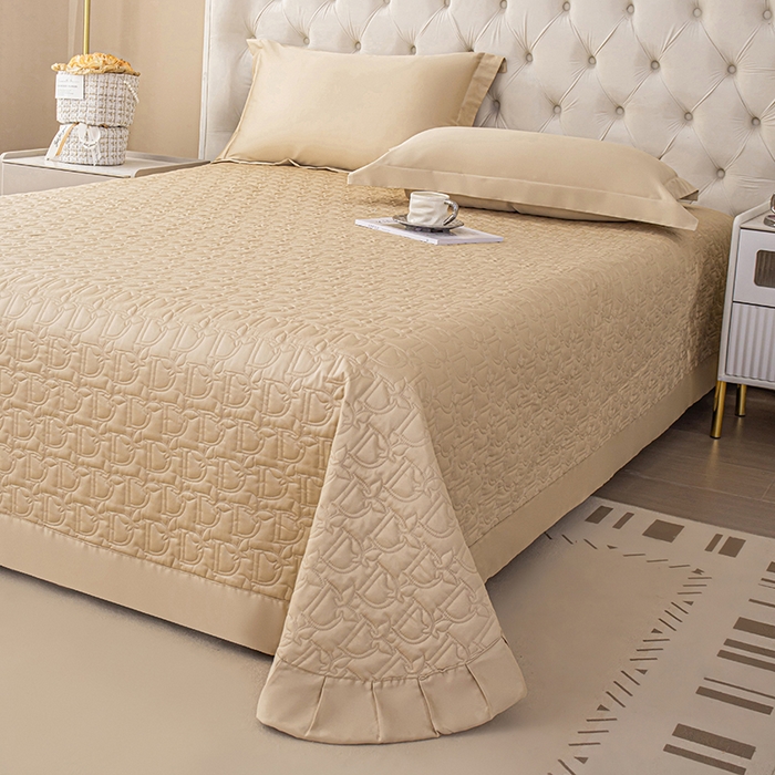 91家纺网 家纺一手货源 找家纺 金喜2025新款100支全棉枕套宽边工艺100S长绒棉枕头套-莫兰迪色系 迷雾金