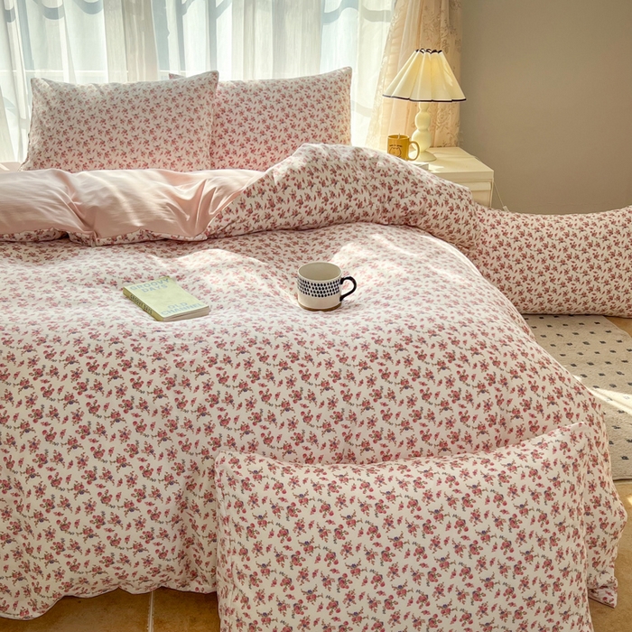 91家纺网 家纺一手货源 找家纺 麦瑞家纺 2025新款针织棉双层纱 3春风来