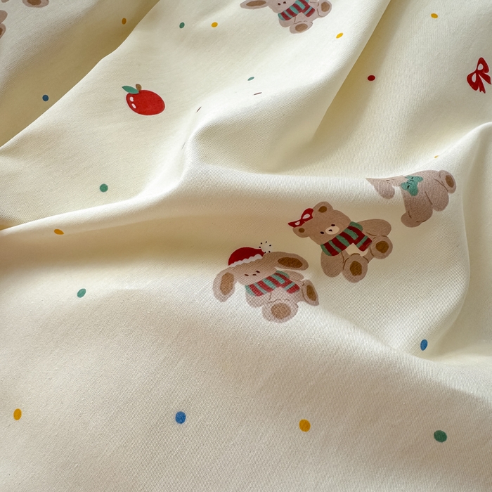 91家纺网 家纺一手货源 找家纺 清雅福 2025全棉13372小清新四件套和单被套早春系列第二批--四件套 小美满