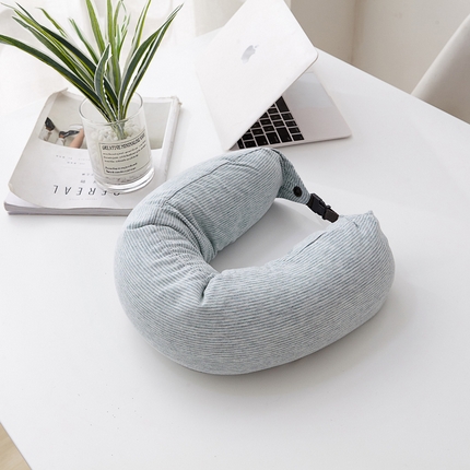 91家纺网 家纺一手货源 找家纺 （总）仁宇枕业 2025新款新品 细微纳米粒子旅行U型枕头枕芯