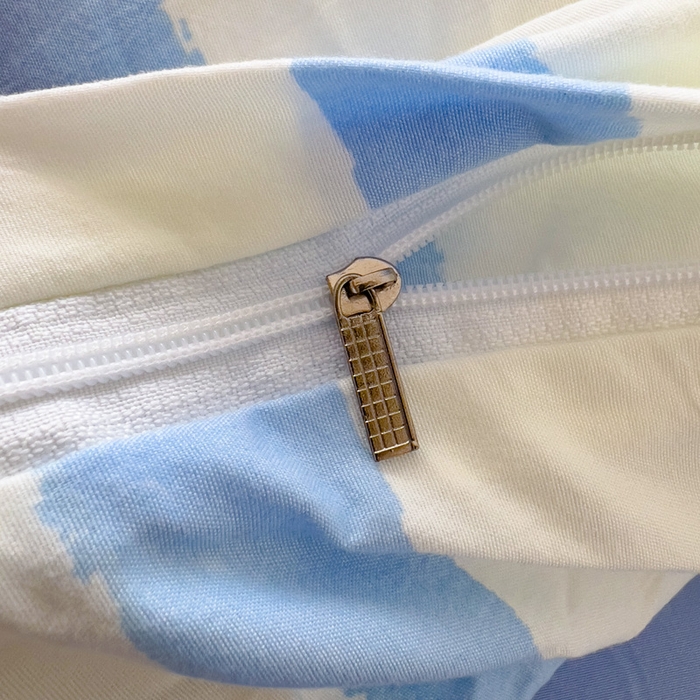 91家纺网 家纺一手货源 找家纺 仟人梦 2025新款水洗棉印花四件套 蝶舞轻盈