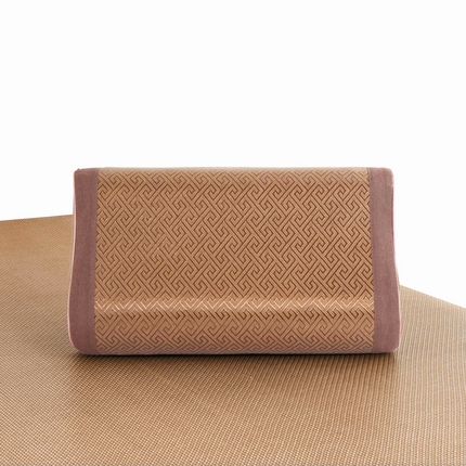 小猫派 2025新款夏季冰藤乳胶枕套乳胶枕头套儿童记忆枕芯套 单枕套–冰藤如意纹