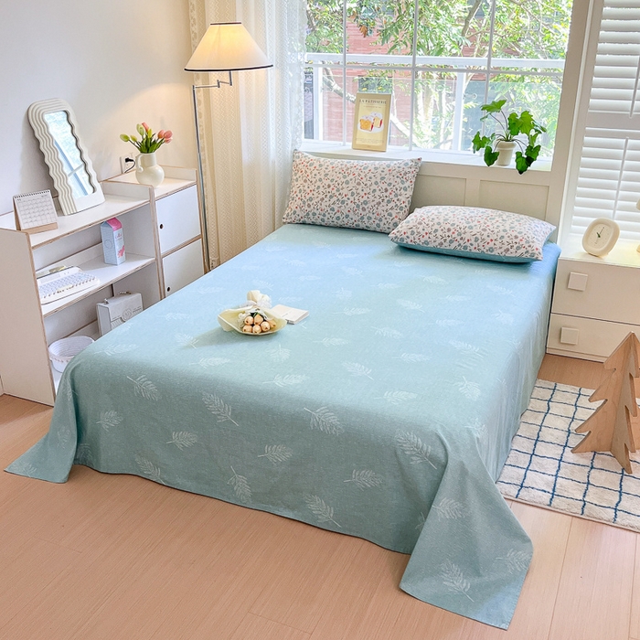 91家纺网 家纺一手货源 找家纺 清雅福 2025全棉13372小清新四件套和单被套早春系列第二批--单被套 西雅图