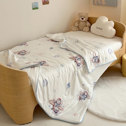 嗨生活 2025年新款针织棉夏被 儿童夏被 幼儿园夏凉被 太空旅行