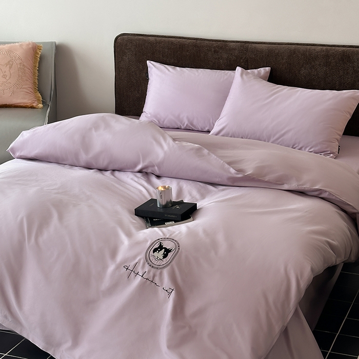 91家纺网 家纺一手货源 找家纺 （总）赫帛 2025新款赫本猫联名系列四件套-蒂普缇克