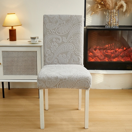 逐日沙发套 2025新款提花绒椅套-古罗 浅灰