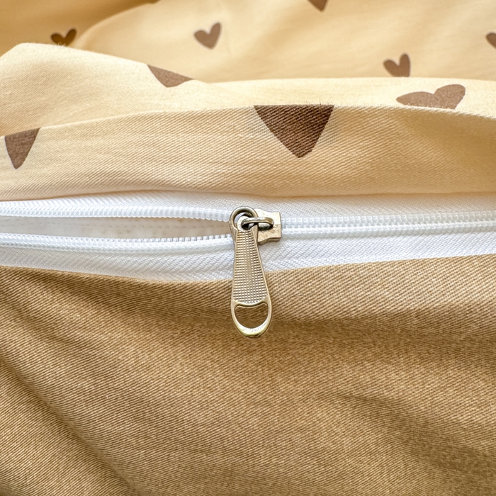 91家纺网 家纺一手货源 找家纺 清雅福 2025全棉13372小清新四件套和单被套早春系列第二批--单被套 心甜